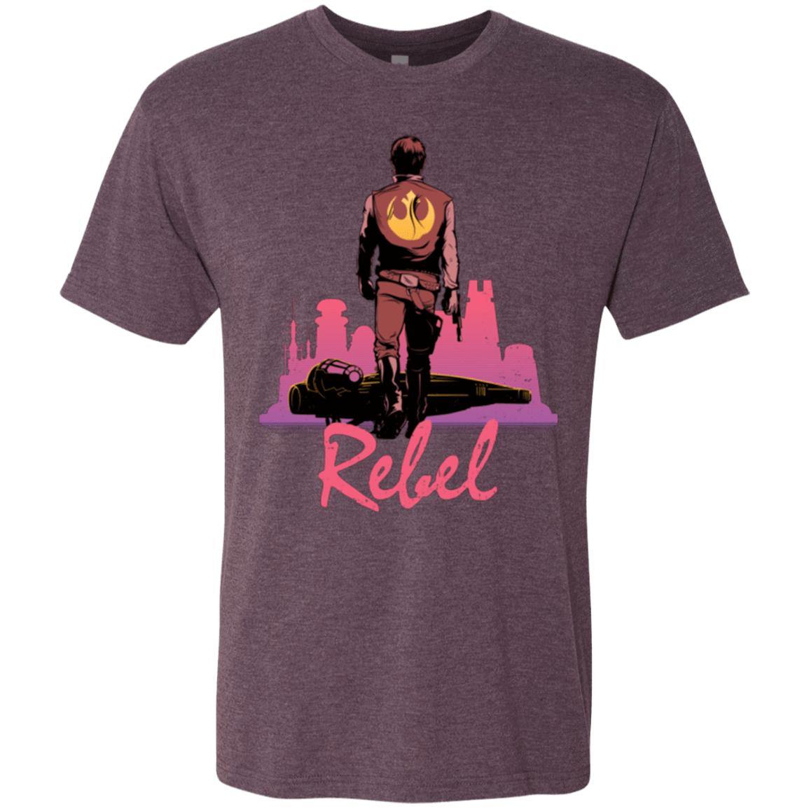 T-Shirts Vintage Purple / Small Rebel Men's Triblend T-Shirt