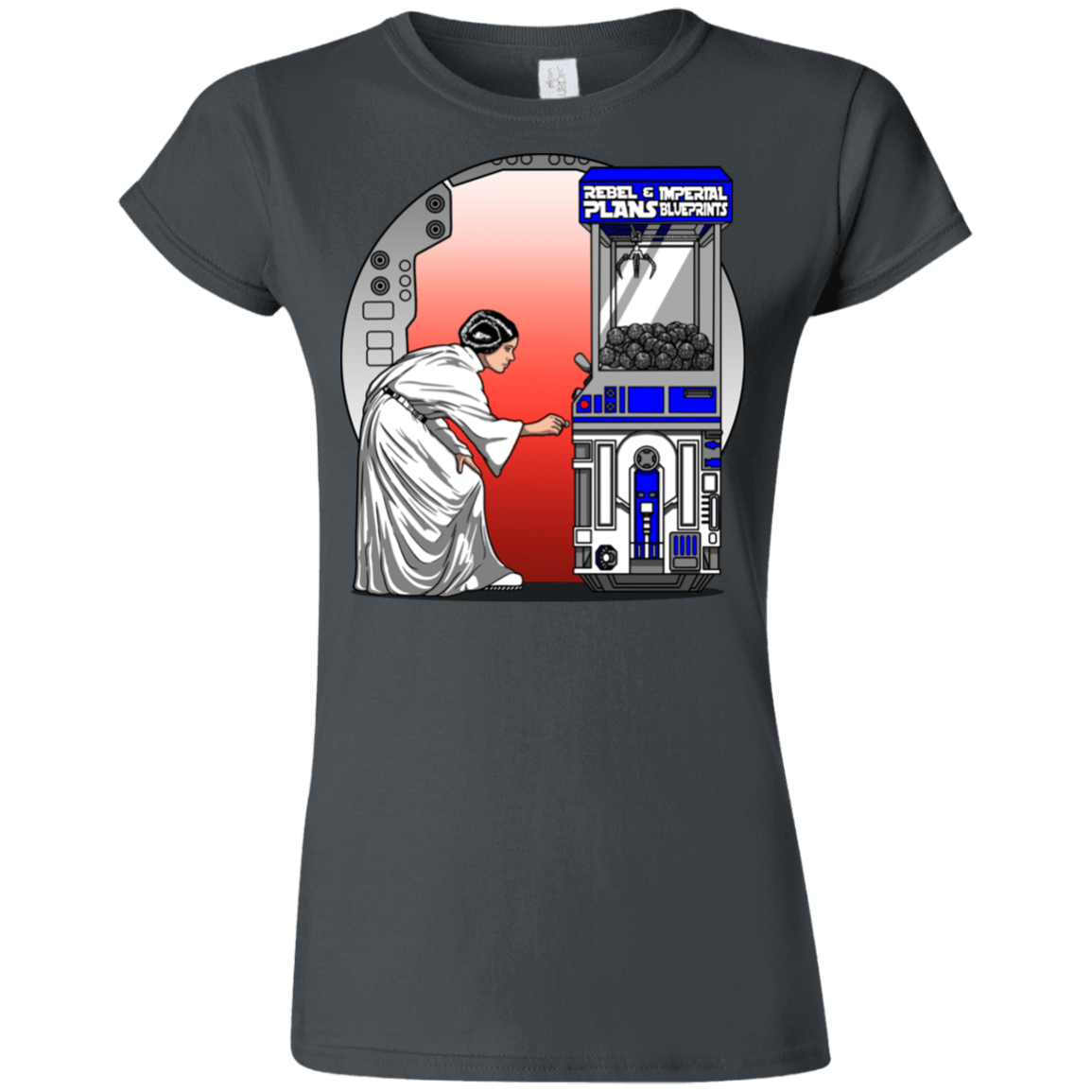 T-Shirts Charcoal / S Rebel Plans Junior Slimmer-Fit T-Shirt