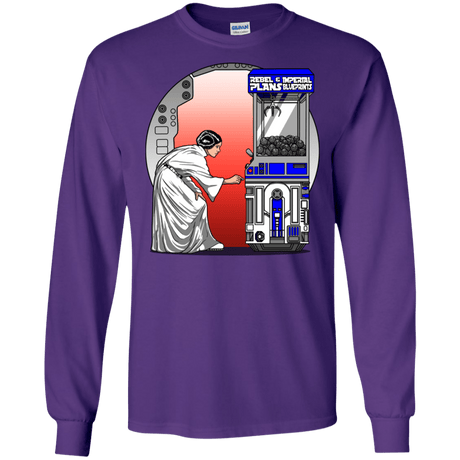 T-Shirts Purple / S Rebel Plans Men's Long Sleeve T-Shirt