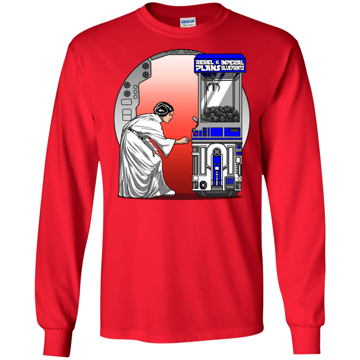 T-Shirts Red / S Rebel Plans Men's Long Sleeve T-Shirt