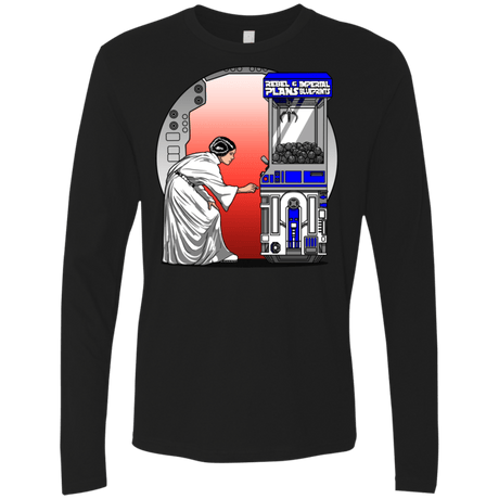 T-Shirts Black / S Rebel Plans Men's Premium Long Sleeve