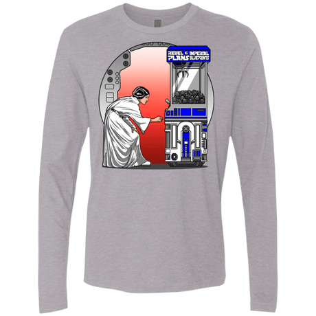 T-Shirts Heather Grey / S Rebel Plans Men's Premium Long Sleeve