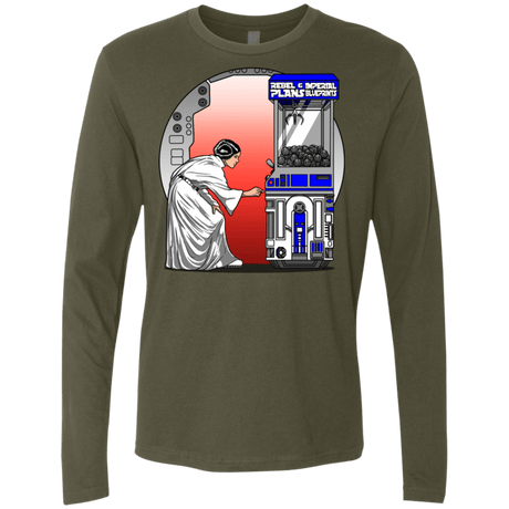T-Shirts Military Green / S Rebel Plans Men's Premium Long Sleeve