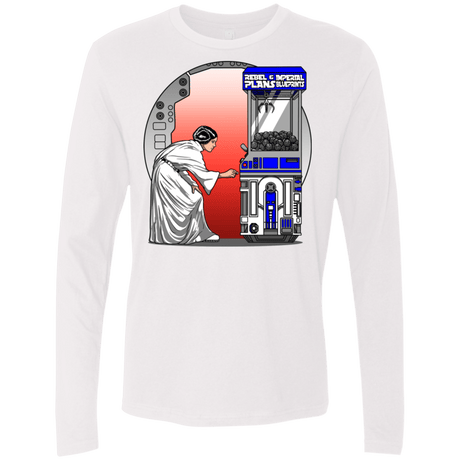 T-Shirts White / S Rebel Plans Men's Premium Long Sleeve