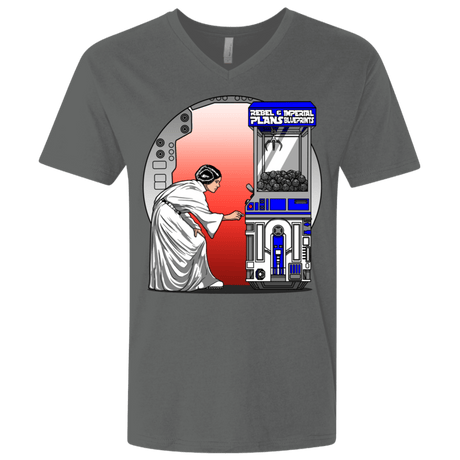 T-Shirts Heavy Metal / X-Small Rebel Plans Men's Premium V-Neck