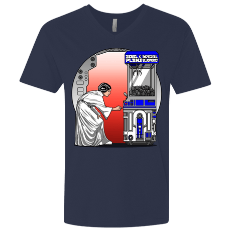 T-Shirts Midnight Navy / X-Small Rebel Plans Men's Premium V-Neck