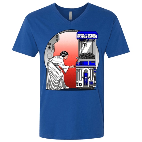 T-Shirts Royal / X-Small Rebel Plans Men's Premium V-Neck