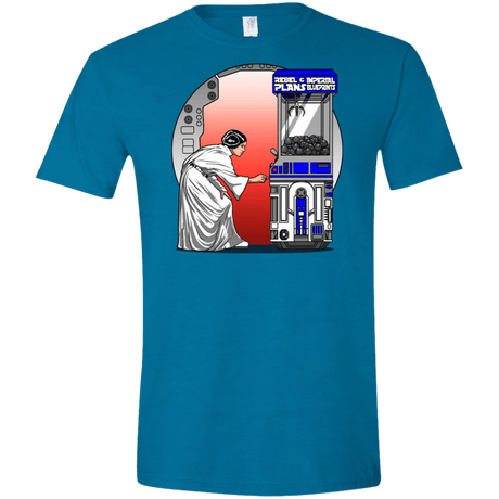 T-Shirts Antique Sapphire / S Rebel Plans Men's Semi-Fitted Softstyle