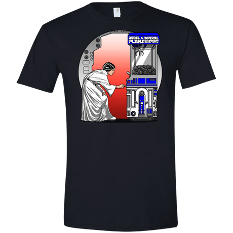 T-Shirts Black / X-Small Rebel Plans Men's Semi-Fitted Softstyle