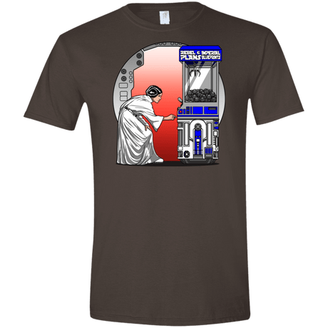 T-Shirts Dark Chocolate / S Rebel Plans Men's Semi-Fitted Softstyle