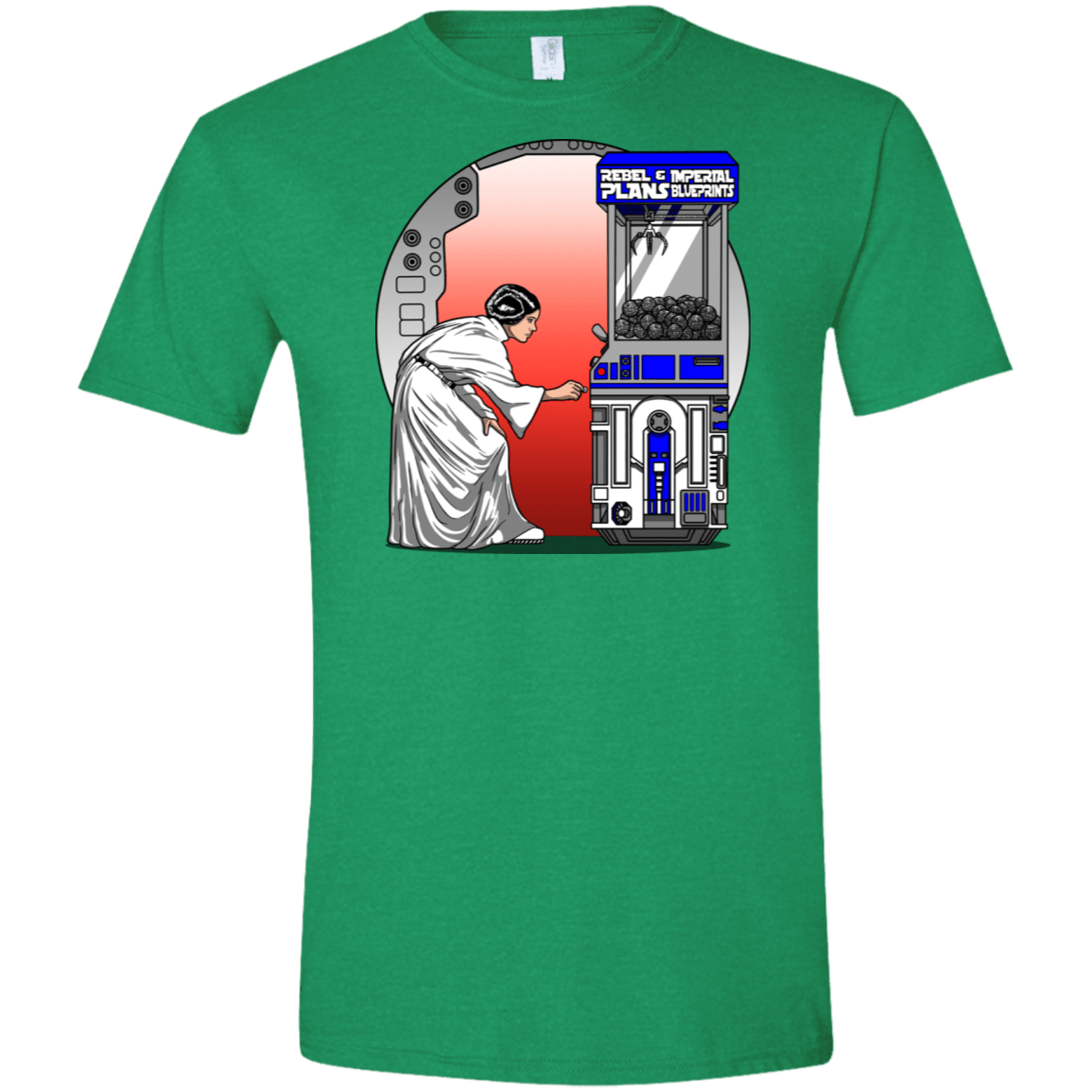 T-Shirts Heather Irish Green / S Rebel Plans Men's Semi-Fitted Softstyle