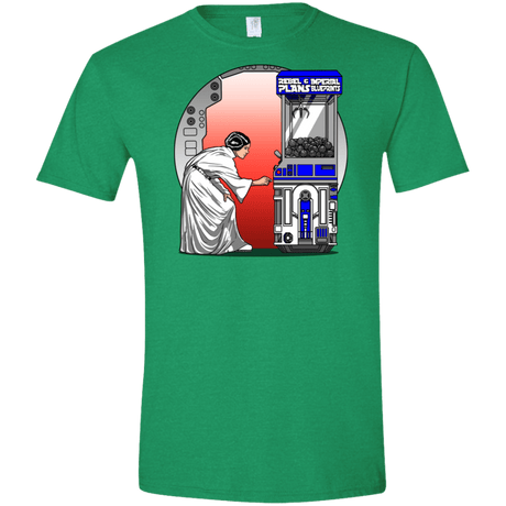 T-Shirts Heather Irish Green / S Rebel Plans Men's Semi-Fitted Softstyle