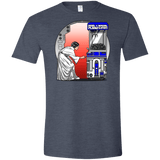 T-Shirts Heather Navy / S Rebel Plans Men's Semi-Fitted Softstyle