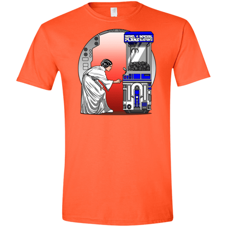 T-Shirts Orange / S Rebel Plans Men's Semi-Fitted Softstyle