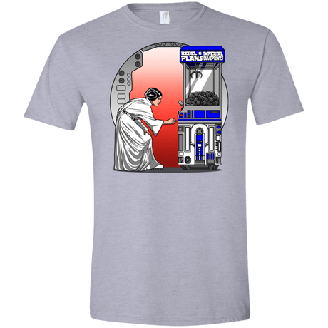 T-Shirts Sport Grey / X-Small Rebel Plans Men's Semi-Fitted Softstyle