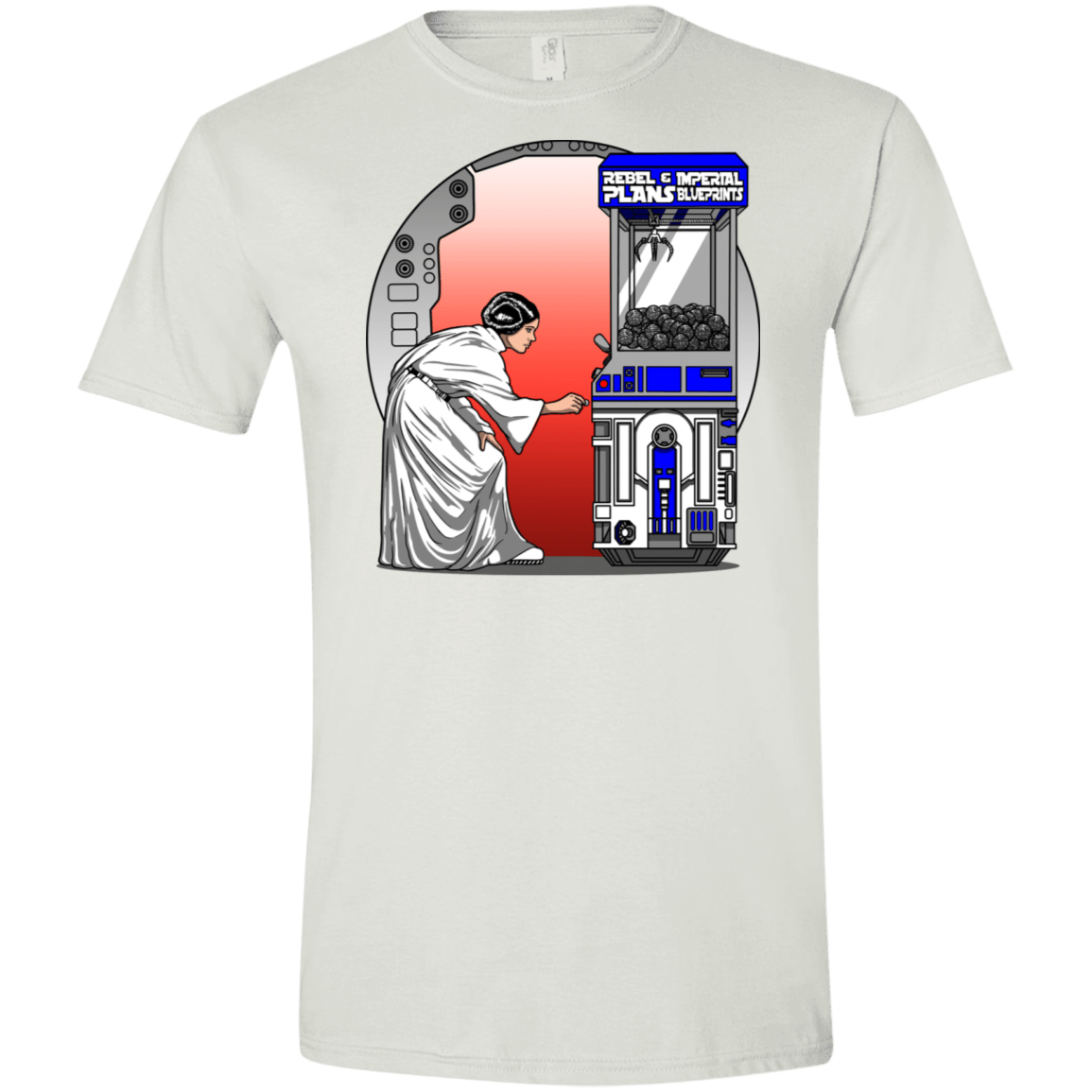 T-Shirts White / X-Small Rebel Plans Men's Semi-Fitted Softstyle