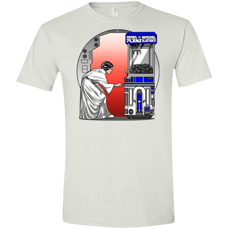 T-Shirts White / X-Small Rebel Plans Men's Semi-Fitted Softstyle