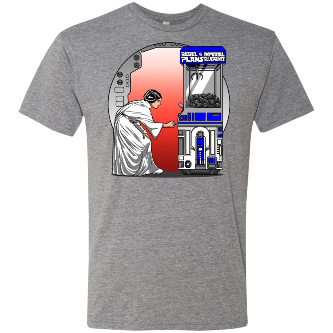 T-Shirts Premium Heather / S Rebel Plans Men's Triblend T-Shirt