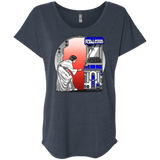 T-Shirts Vintage Navy / X-Small Rebel Plans Triblend Dolman Sleeve