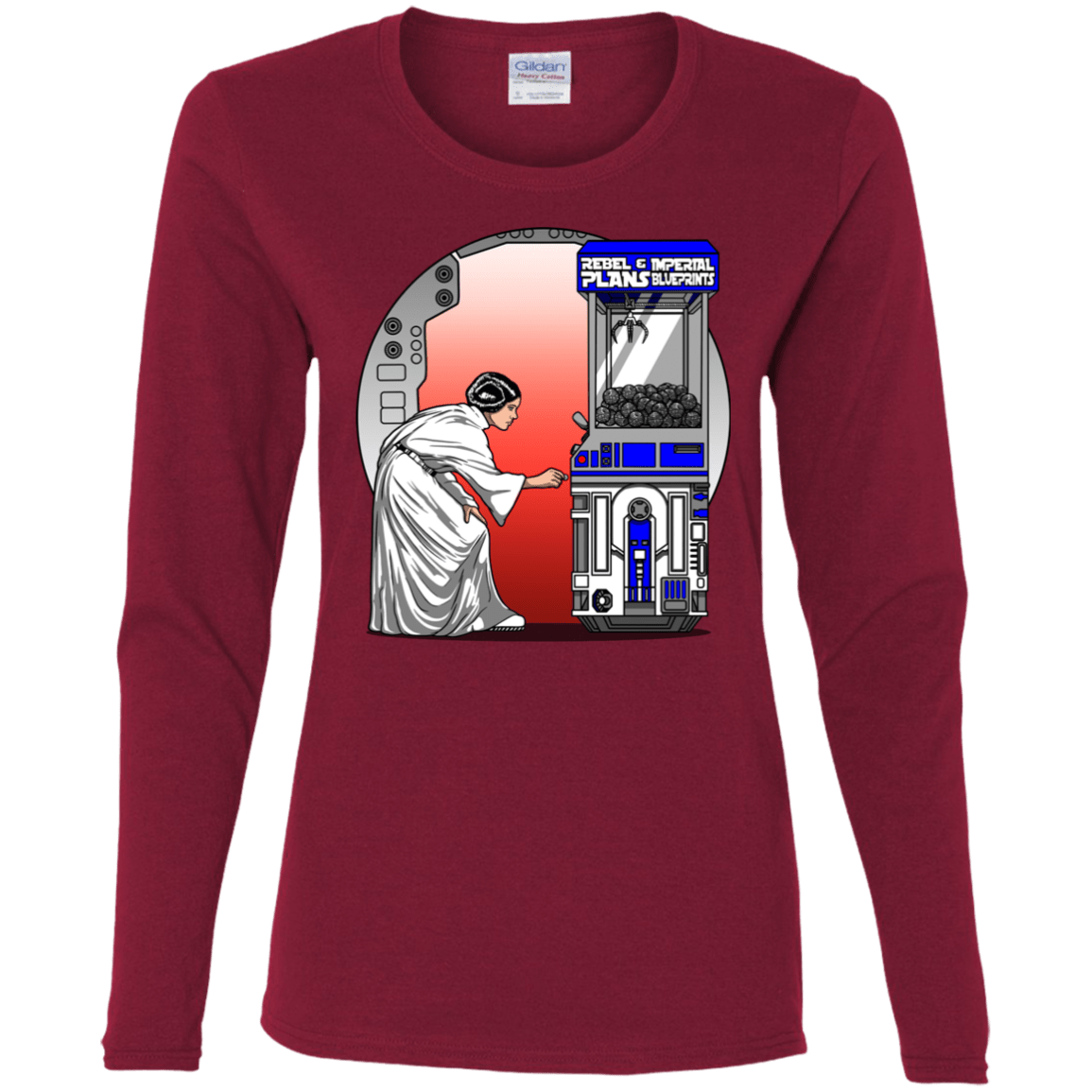 T-Shirts Cardinal / S Rebel Plans Women's Long Sleeve T-Shirt