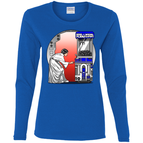 T-Shirts Royal / S Rebel Plans Women's Long Sleeve T-Shirt