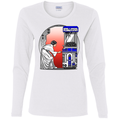 T-Shirts White / S Rebel Plans Women's Long Sleeve T-Shirt