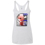 T-Shirts Heather White / X-Small Rebel Plans Women's Triblend Racerback Tank