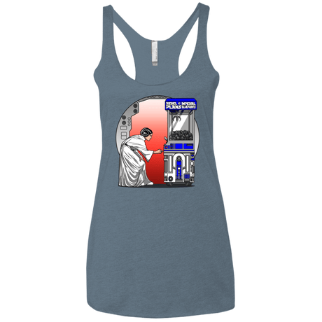 T-Shirts Indigo / X-Small Rebel Plans Women's Triblend Racerback Tank
