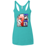 T-Shirts Tahiti Blue / X-Small Rebel Plans Women's Triblend Racerback Tank