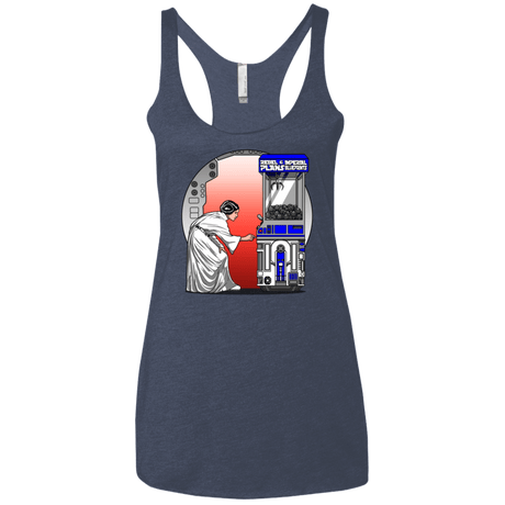 T-Shirts Vintage Navy / X-Small Rebel Plans Women's Triblend Racerback Tank