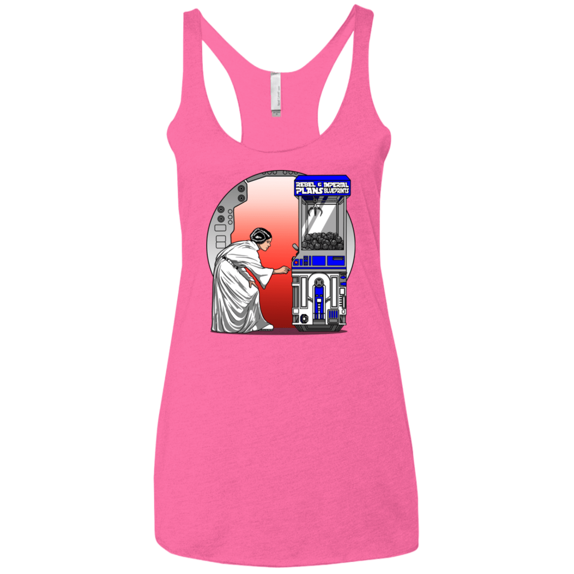 T-Shirts Vintage Pink / X-Small Rebel Plans Women's Triblend Racerback Tank