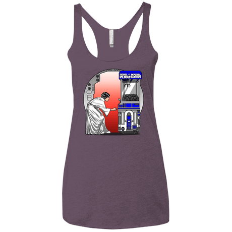 T-Shirts Vintage Purple / X-Small Rebel Plans Women's Triblend Racerback Tank