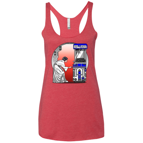 T-Shirts Vintage Red / X-Small Rebel Plans Women's Triblend Racerback Tank
