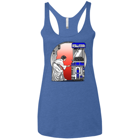 T-Shirts Vintage Royal / X-Small Rebel Plans Women's Triblend Racerback Tank