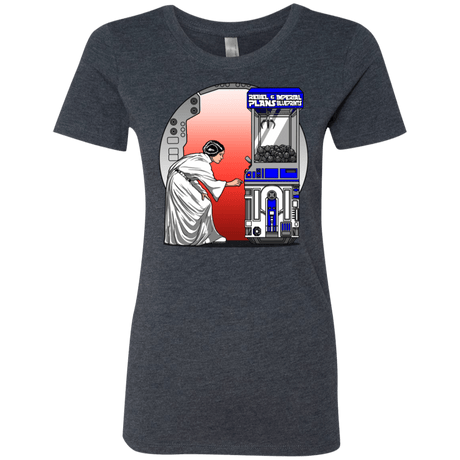 T-Shirts Vintage Navy / S Rebel Plans Women's Triblend T-Shirt