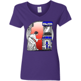 T-Shirts Purple / S Rebel Plans Women's V-Neck T-Shirt