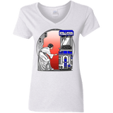 T-Shirts White / S Rebel Plans Women's V-Neck T-Shirt