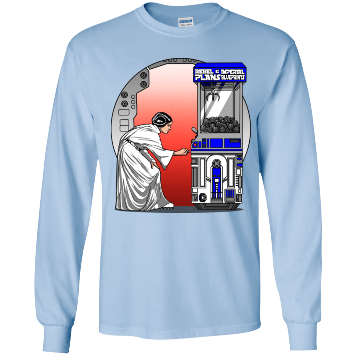 T-Shirts Light Blue / YS Rebel Plans Youth Long Sleeve T-Shirt