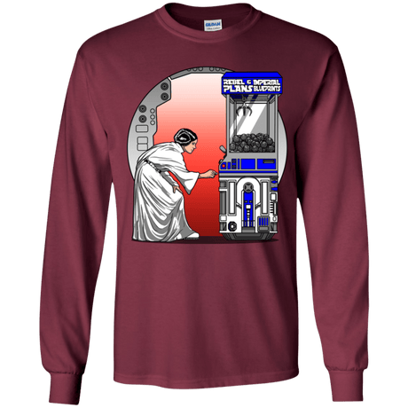 T-Shirts Maroon / YS Rebel Plans Youth Long Sleeve T-Shirt