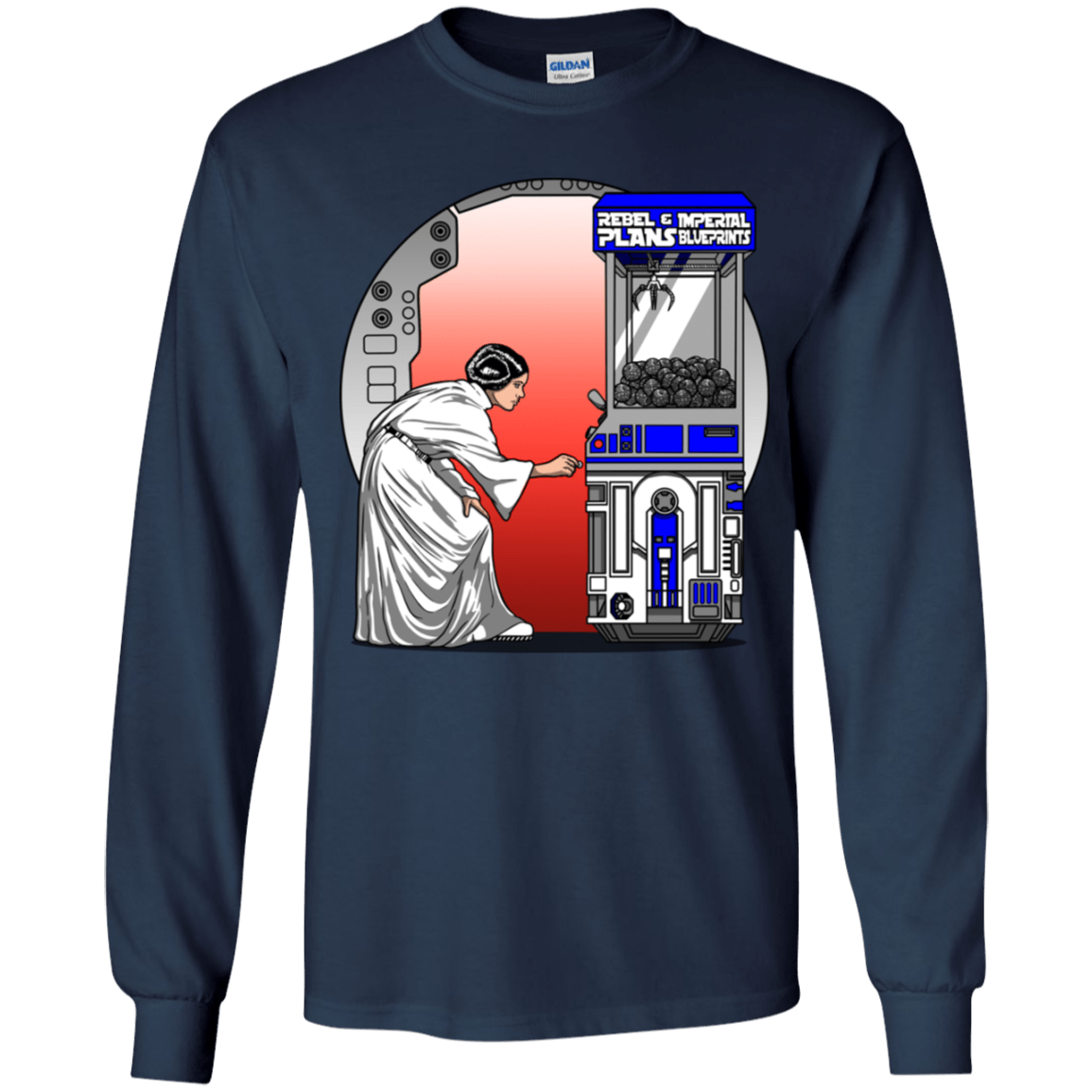 T-Shirts Navy / YS Rebel Plans Youth Long Sleeve T-Shirt