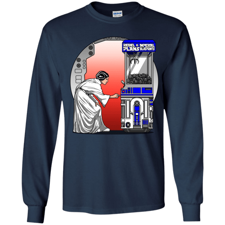 T-Shirts Navy / YS Rebel Plans Youth Long Sleeve T-Shirt