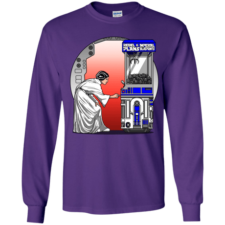 T-Shirts Purple / YS Rebel Plans Youth Long Sleeve T-Shirt