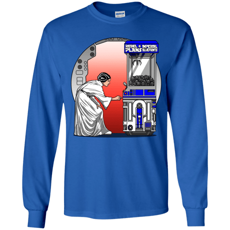 T-Shirts Royal / YS Rebel Plans Youth Long Sleeve T-Shirt