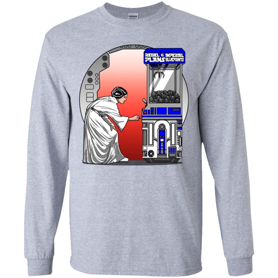 T-Shirts Sport Grey / YS Rebel Plans Youth Long Sleeve T-Shirt