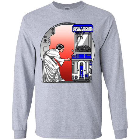 T-Shirts Sport Grey / YS Rebel Plans Youth Long Sleeve T-Shirt