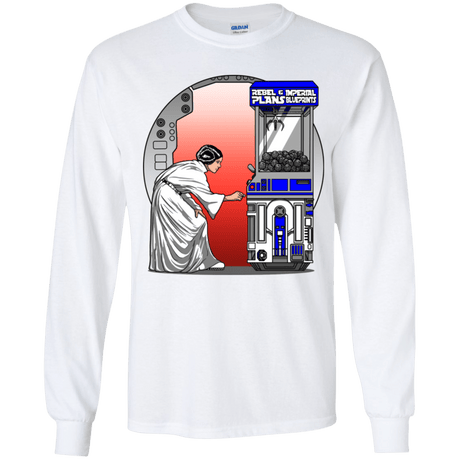 T-Shirts White / YS Rebel Plans Youth Long Sleeve T-Shirt