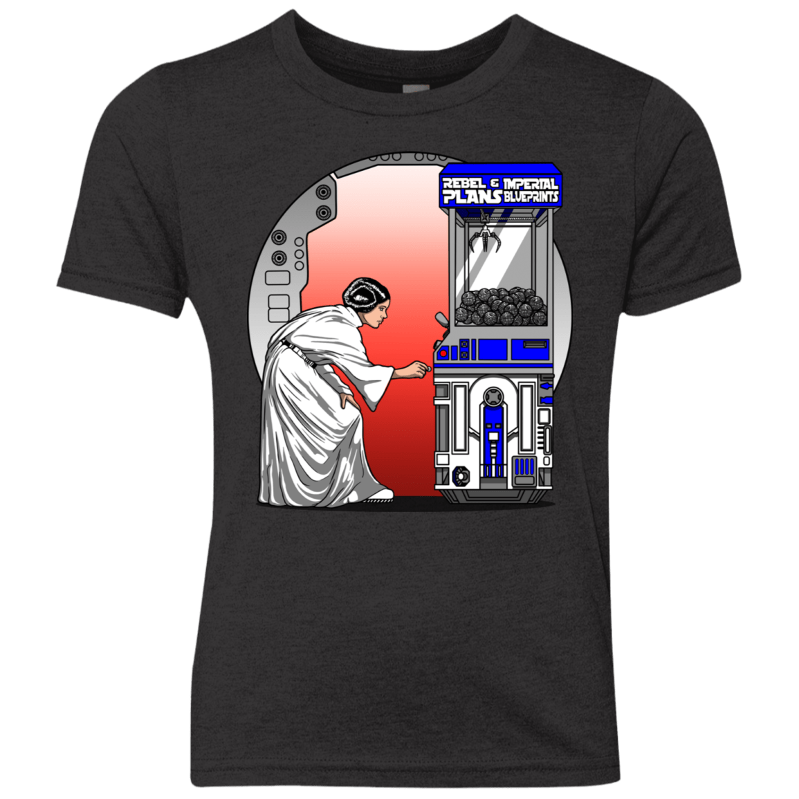 T-Shirts Vintage Black / YXS Rebel Plans Youth Triblend T-Shirt