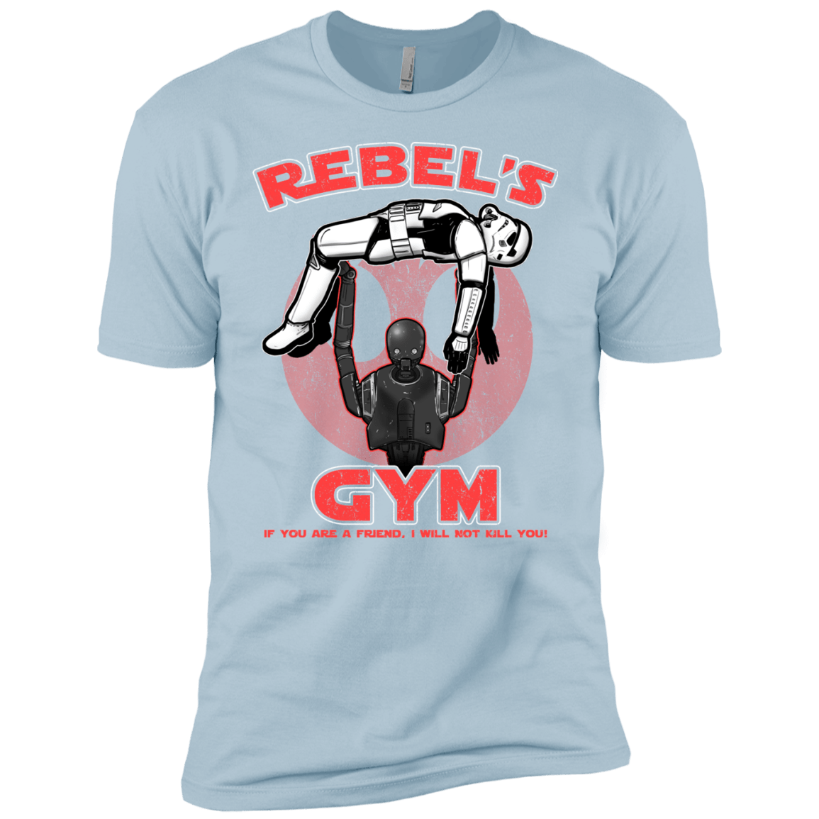 T-Shirts Light Blue / YXS Rebel's Gym Boys Premium T-Shirt