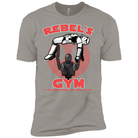 T-Shirts Light Grey / YXS Rebel's Gym Boys Premium T-Shirt