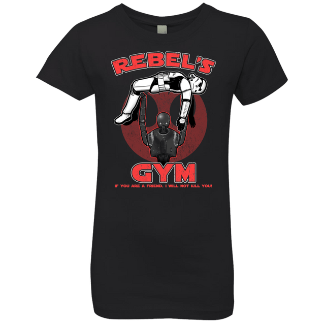 T-Shirts Black / YXS Rebel's Gym Girls Premium T-Shirt